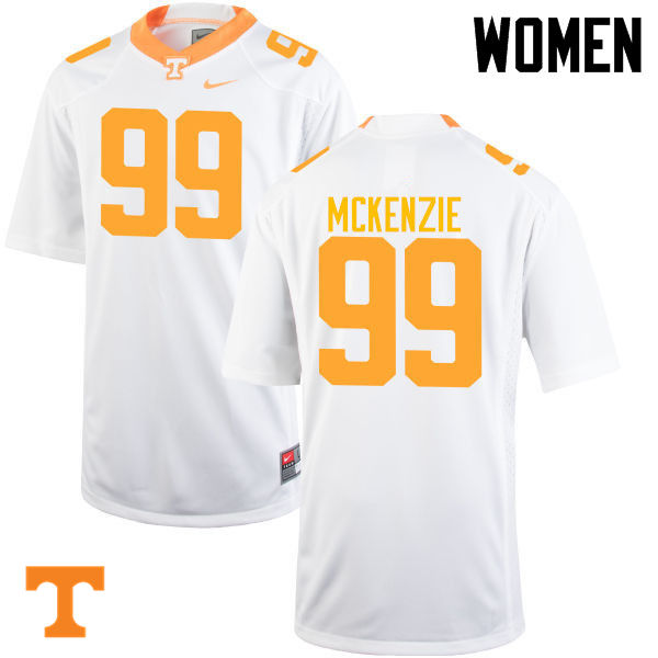 Women #99 Kahlil McKenzie Tennessee Volunteers College Football Jerseys-White